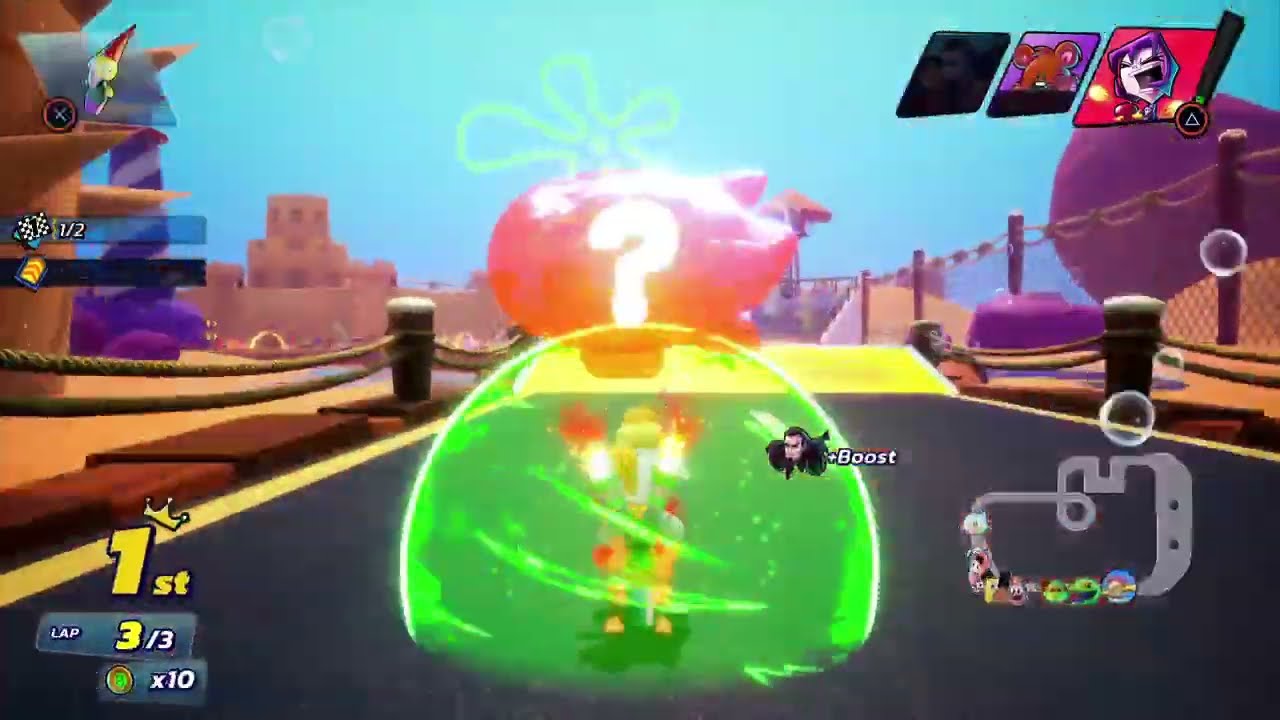 Slime Scramble Sandy Nickelodeon Kart Racers 3: Slime Speedway Turbo Edition (hard)