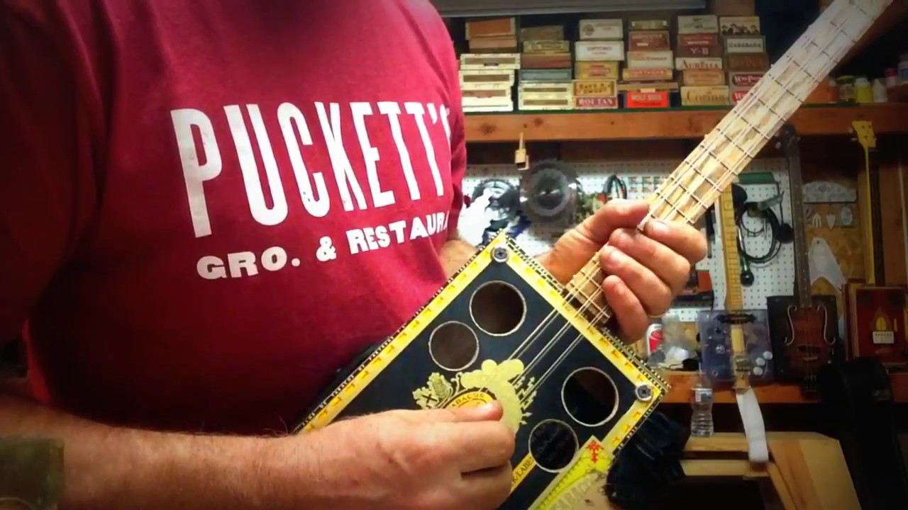 My First 6 String Cigar Box Guitar