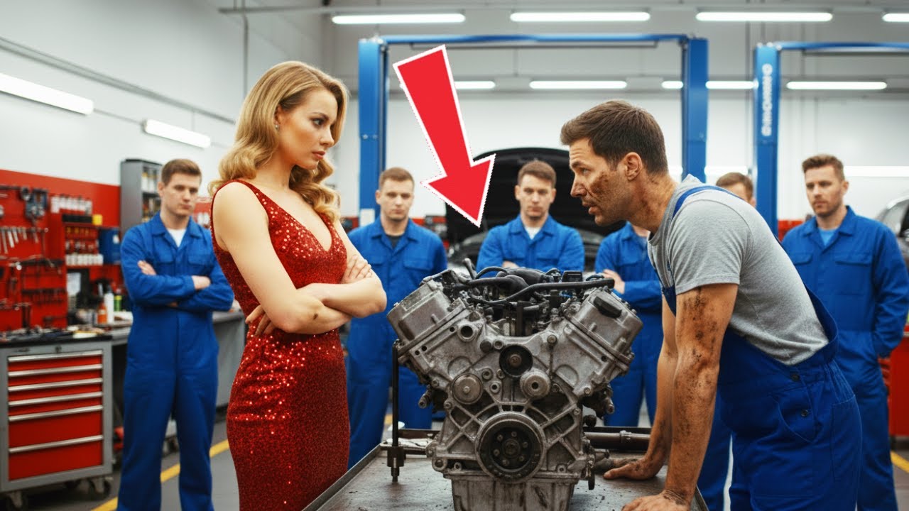 Millionärin lacht über ARMEN MECHANIKER — seine geniale Lösung macht sie sprachlos...