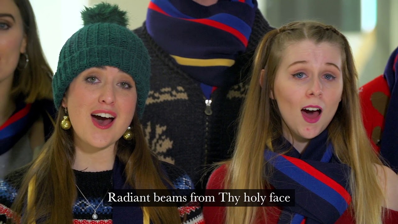 University of Birmingham student A Capella choir sings Silent Night
