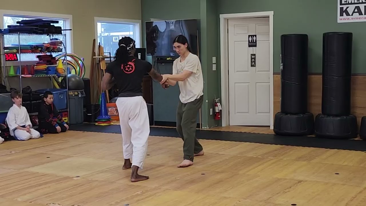 Demo routine practice #2 (missing nunchaku & sword performance) 