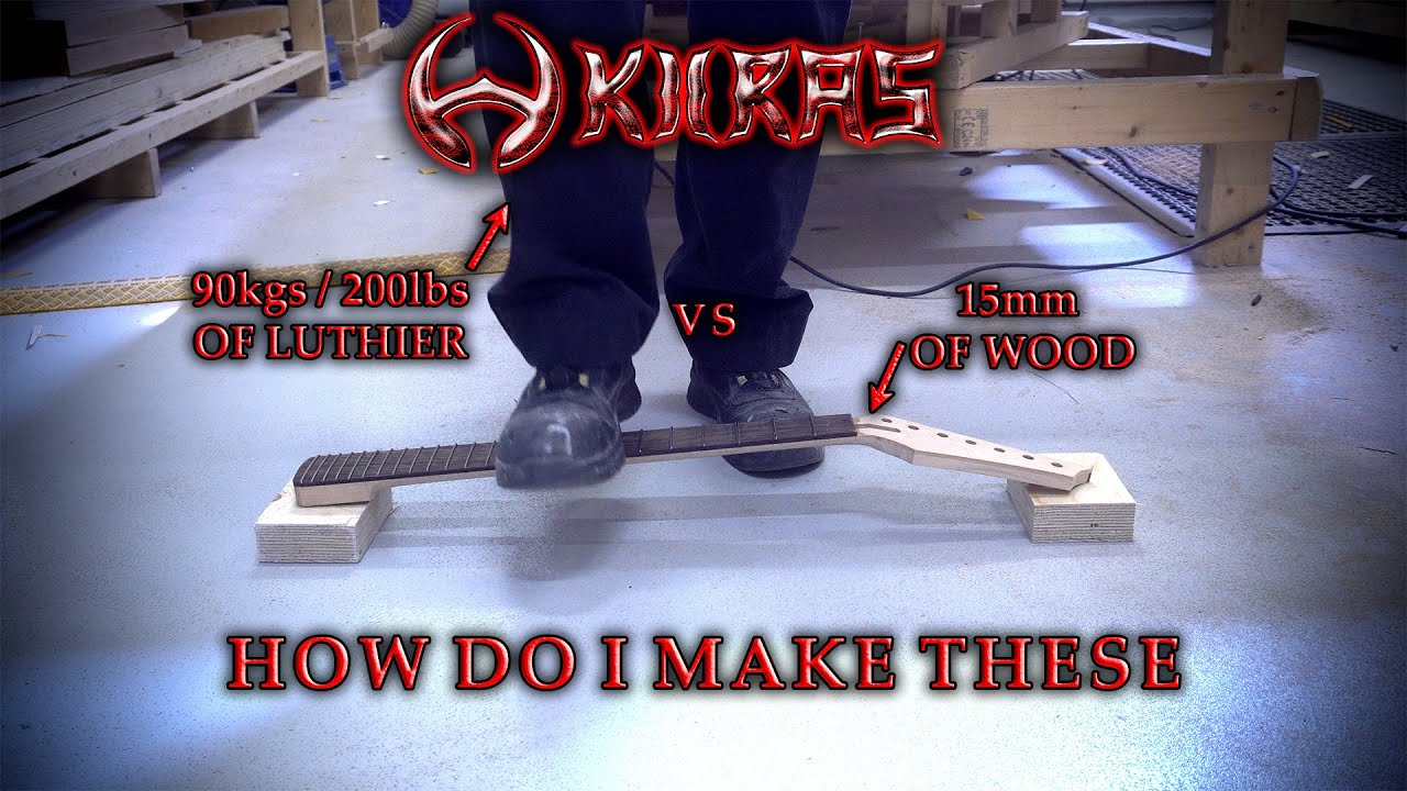 How I make my NECK BLANKS for custom guitars