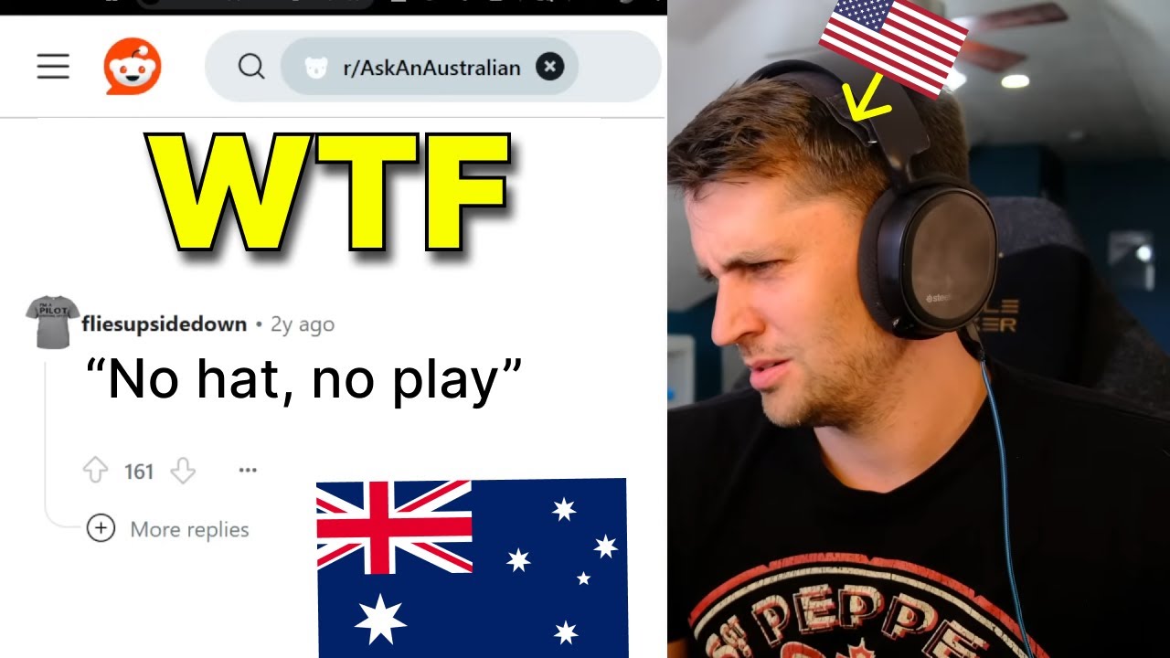 American reacts to things 