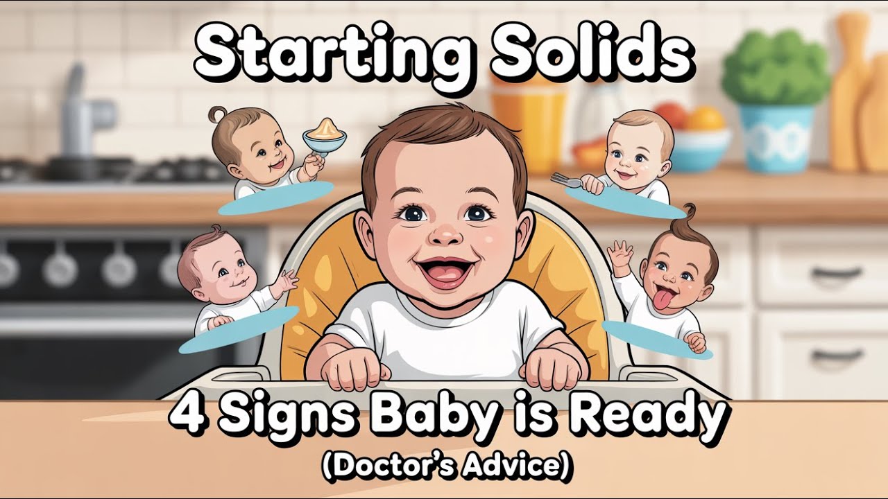 Starting Solids: 4 Signs Your Baby is Ready (Doctor's Advice) Hindi/Urdu