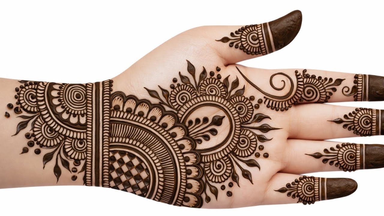 Easy mehndi designs for beginners step by step | cone design | mehndi design | Mehndi