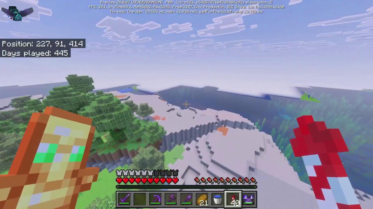 Minecraft survie 1000j