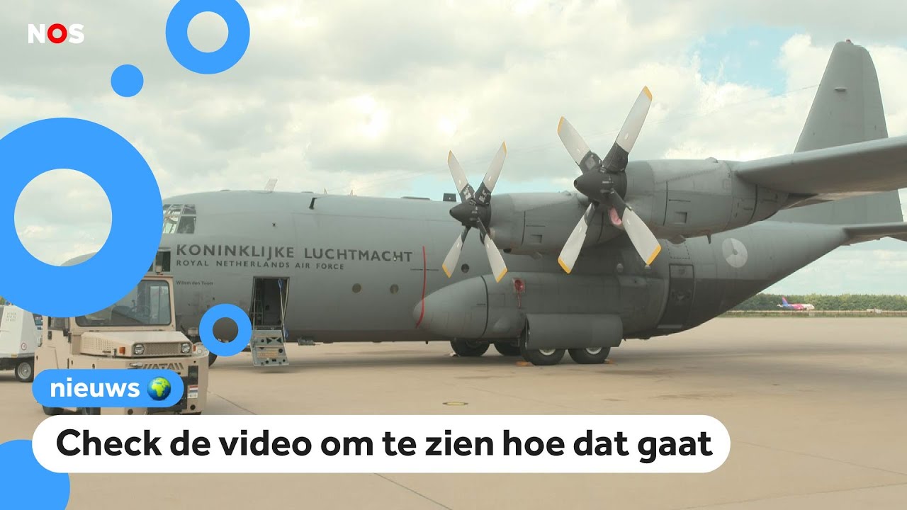 Dit Nederlandse vliegtuig gaat voedsel droppen in Gaza