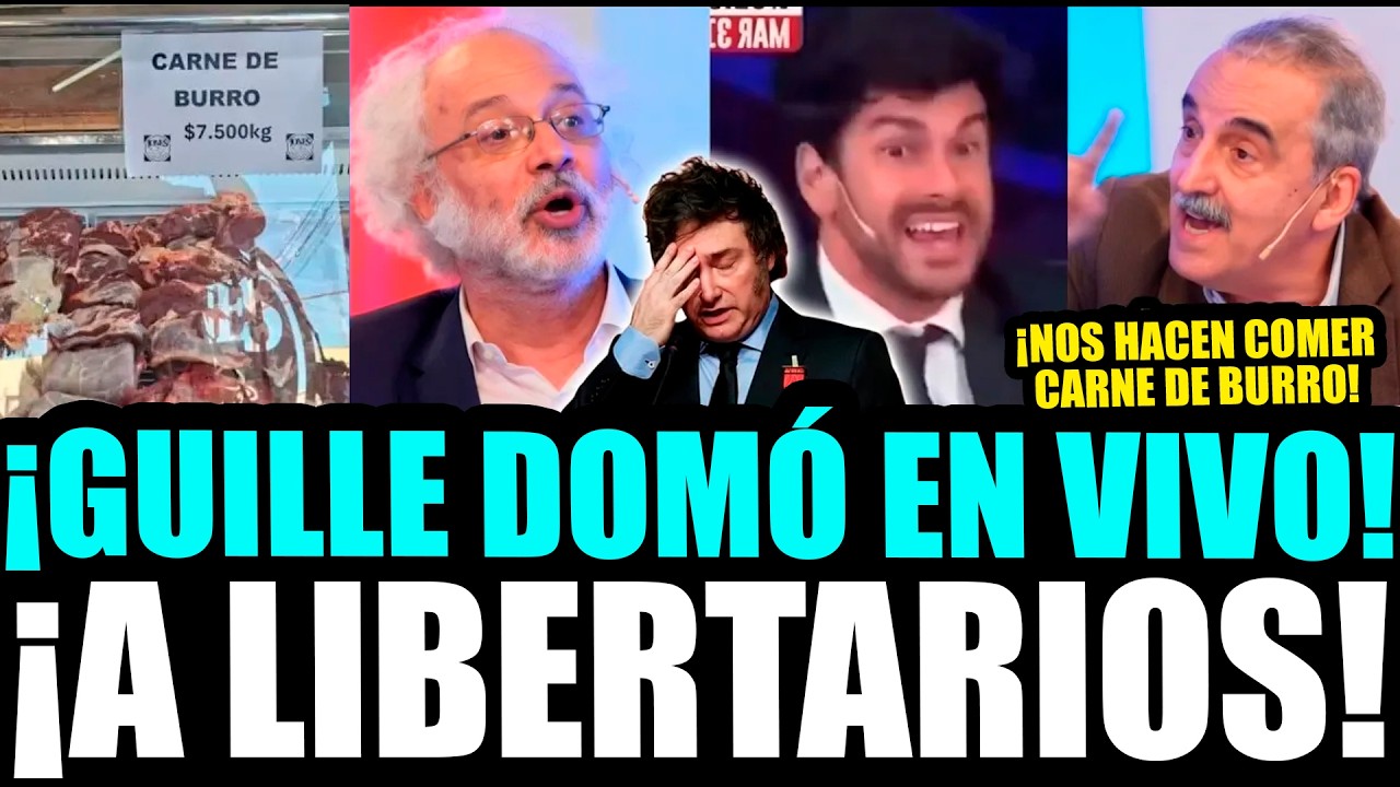 &iexcl;GUILLERMO MORENO CRUZ&Oacute; FUERTE A DOS LIBERTARIOS TRAS MILEI HACERNOS COMER CARNE DE BURRO!