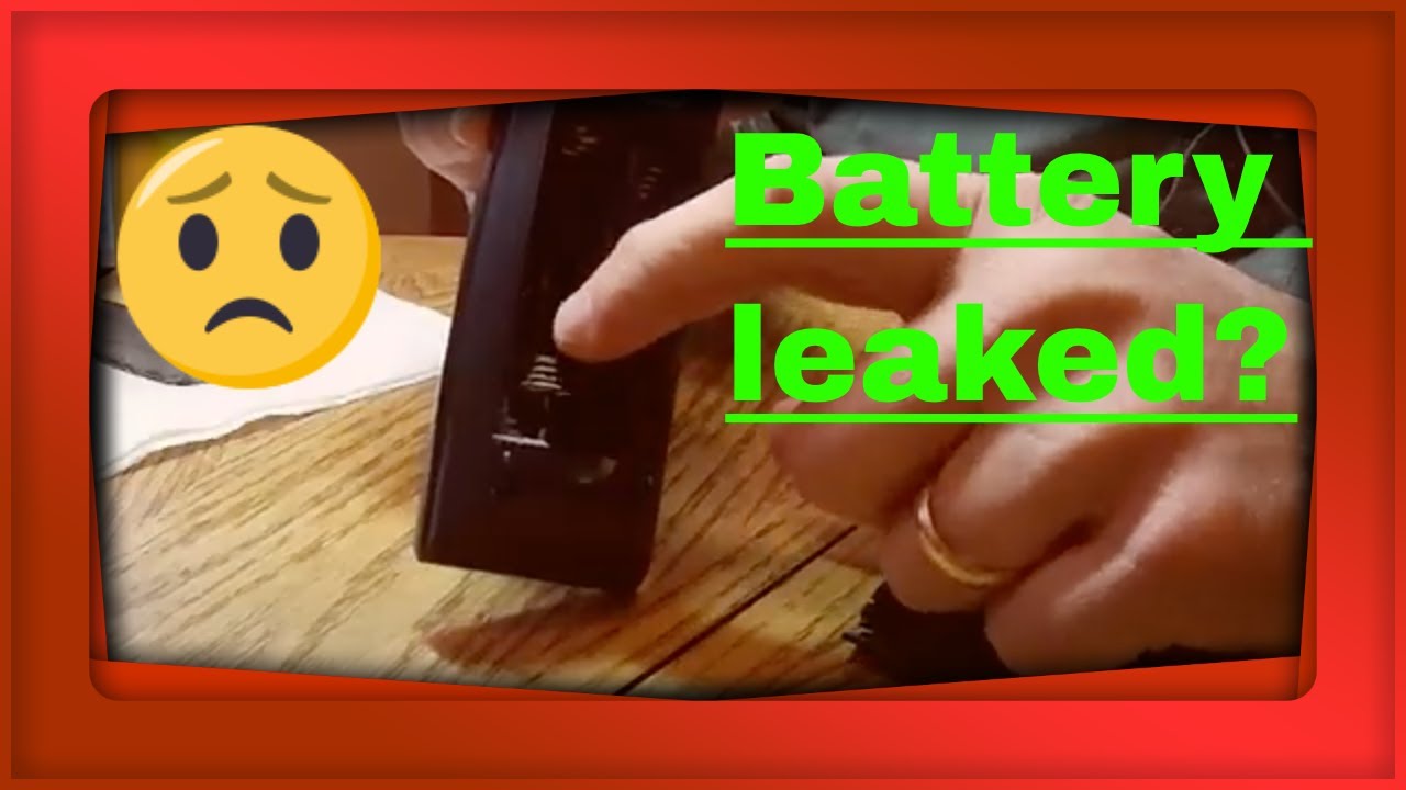 Battery leaked in your Remote? Easy and complete repair