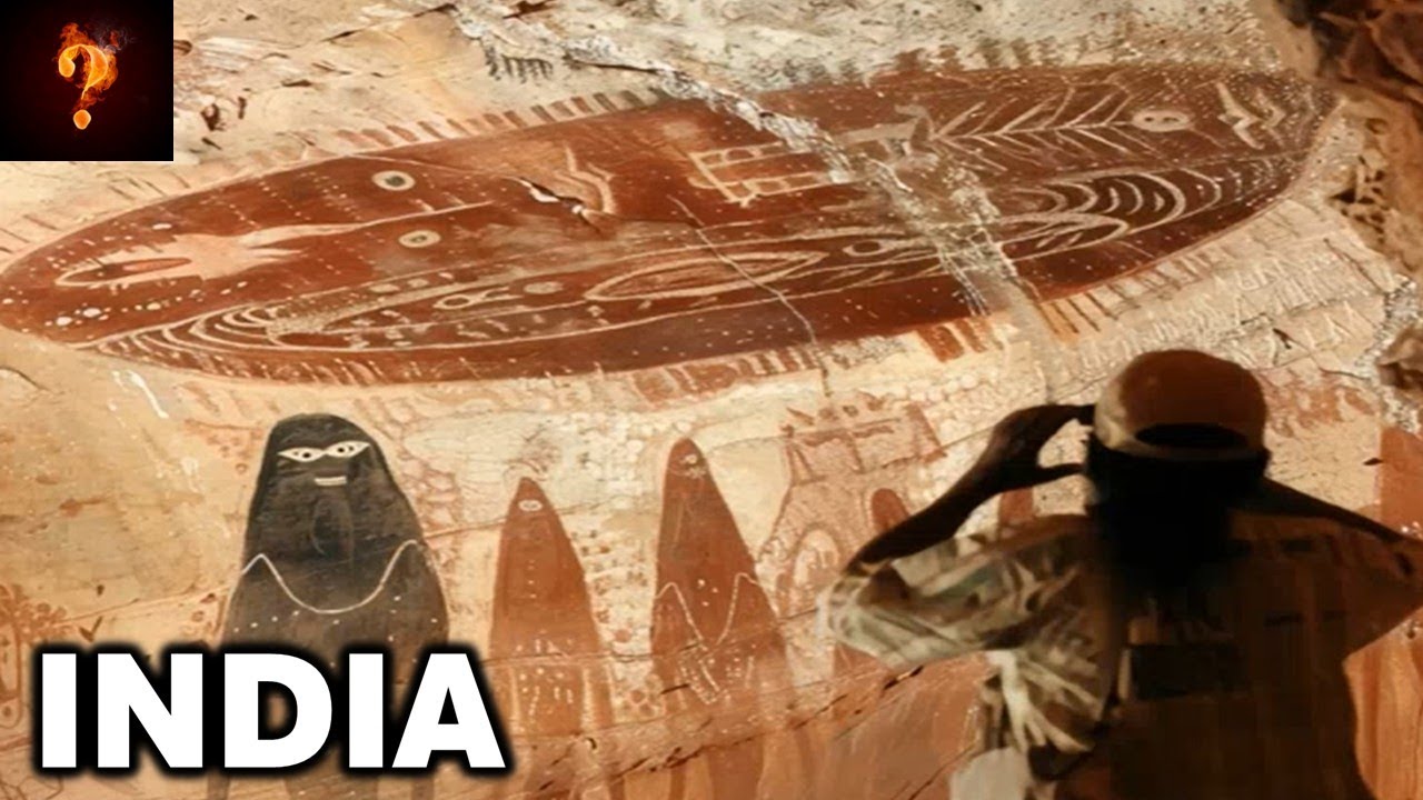 10 000-летняя картина изображает вторжение инопланетян? 👽