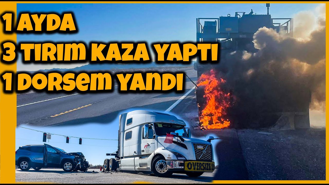 1 Ayda 3 Tirim Kaza Yapti 1 Dorsem Yandi! | Kötü Günler