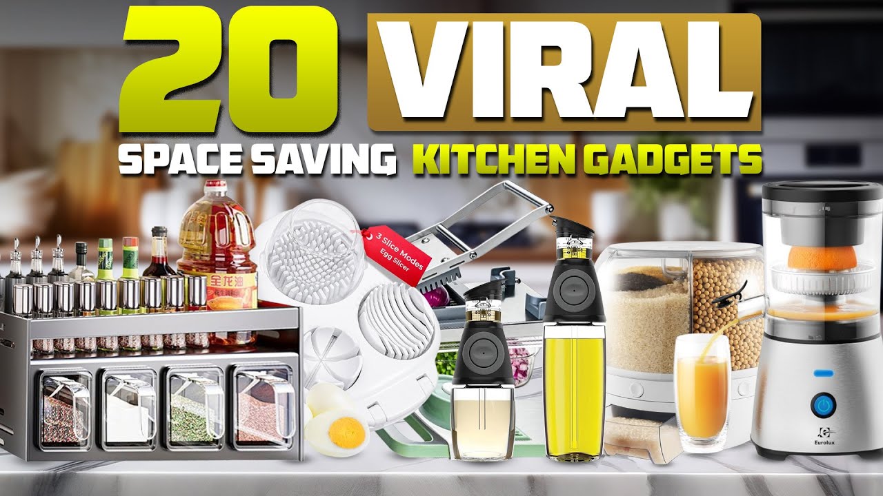 20 Viral Space Saving Kitchen Gadgets On Amazon That Instantly Free Up Space