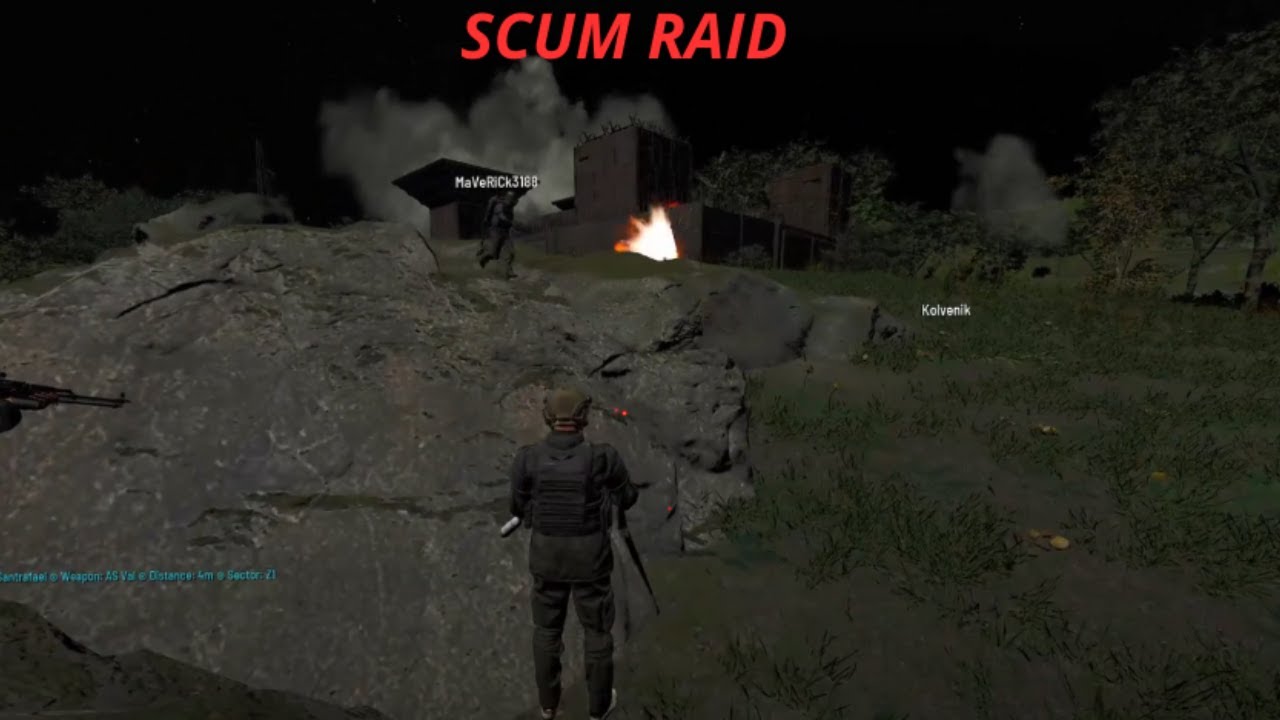 Raid before the wipe   SCUM RAID    ITA