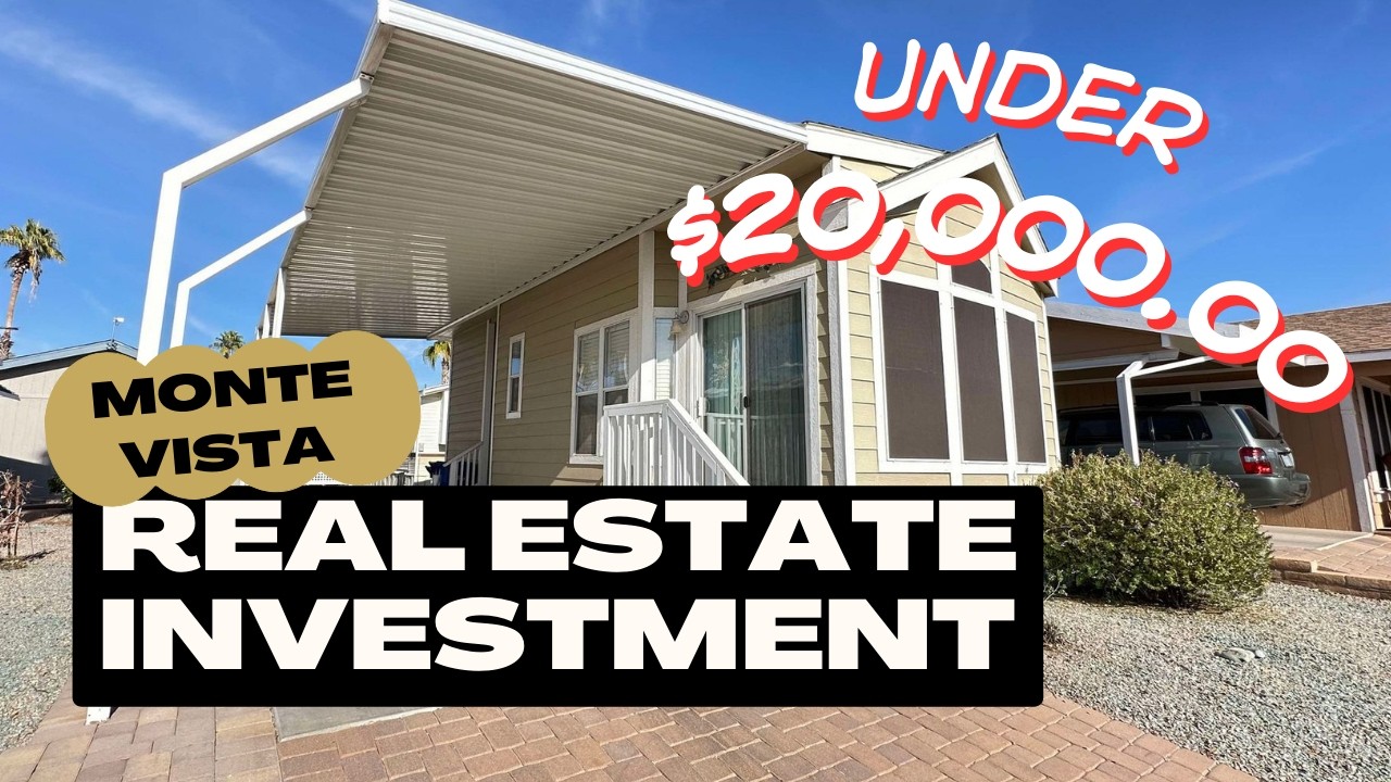 Mesa AZ 55+ Investment Under $20K | Turnkey Furnished Home in Monte Vista Village Resort