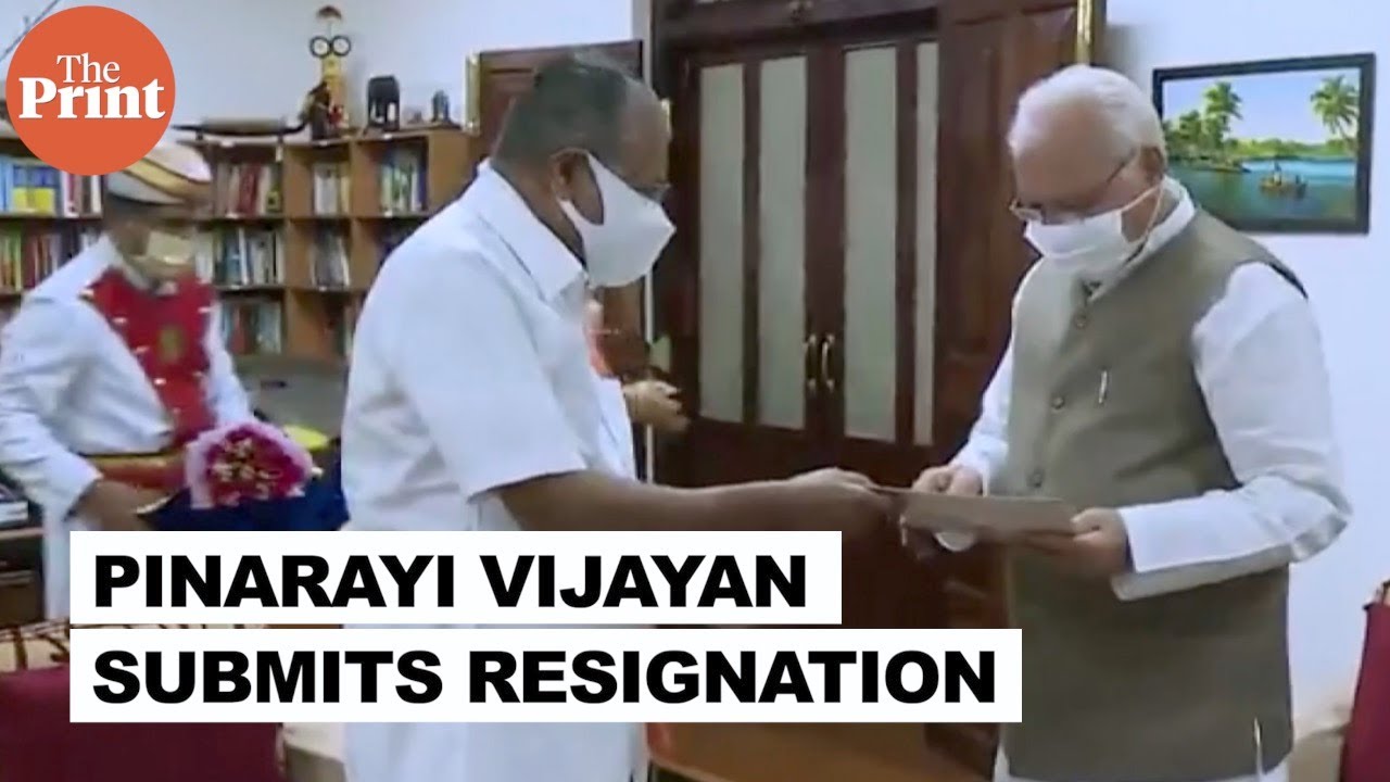 CM Pinarayi Vijayan submits resignation to Kerala Governor ahead of new govt formation