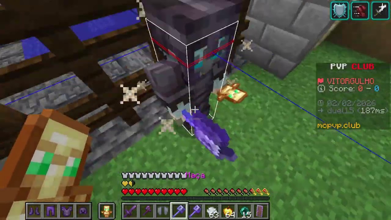 Jogando mcpvp