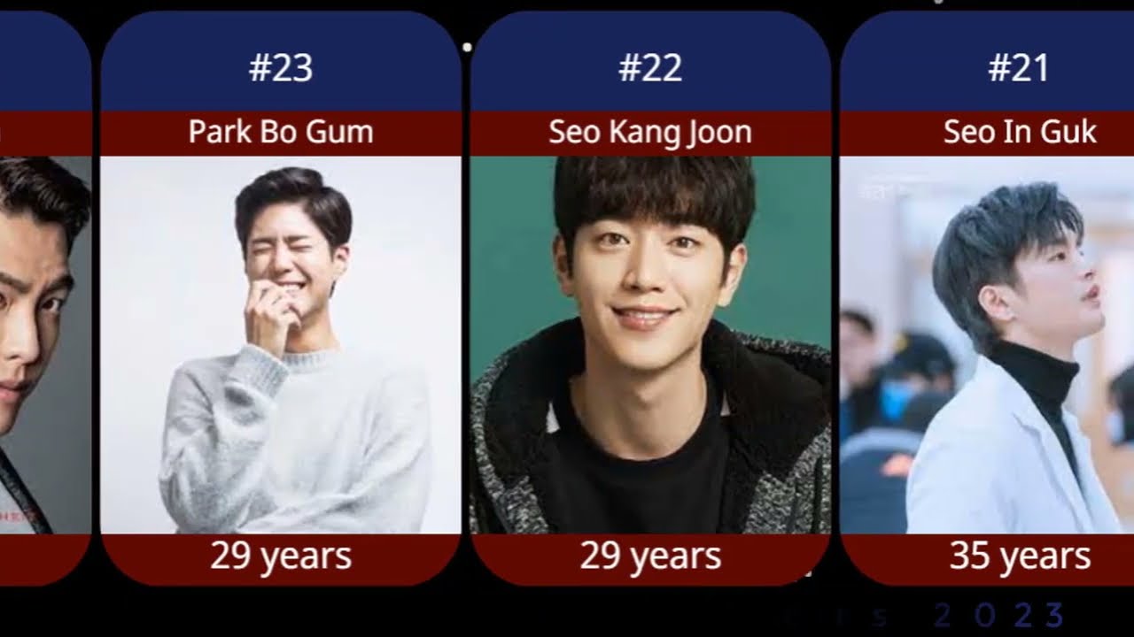 Most Handsome Korean Actors 2023 ।  JackLin TV