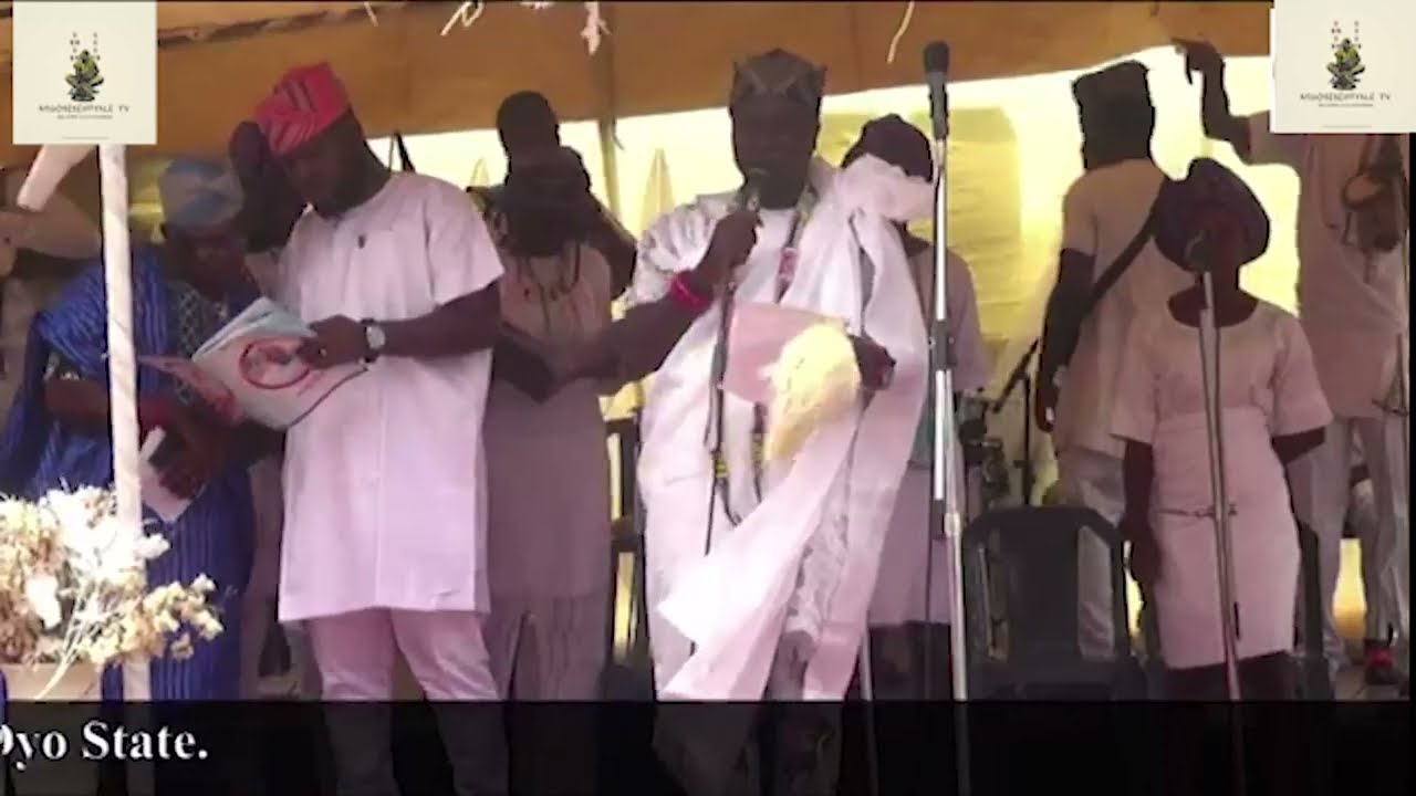 Celebrating Isese Festival 2024 Ọ̀gbọ́mọ̀ṣọ́ Zone at Sọ̀ún Stadium Ogbomoso.#isese2024. Part one