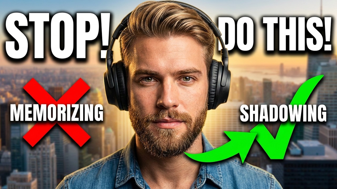 Speak English Fluently | Shadowing English Speaking Practice 