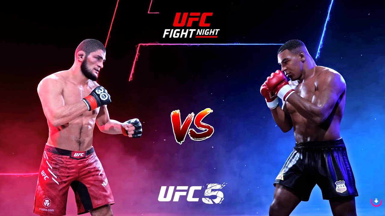 Khabib Nurmagomedov vs Mike Tyson Full Fight - UFC 5 Fight Of The Night