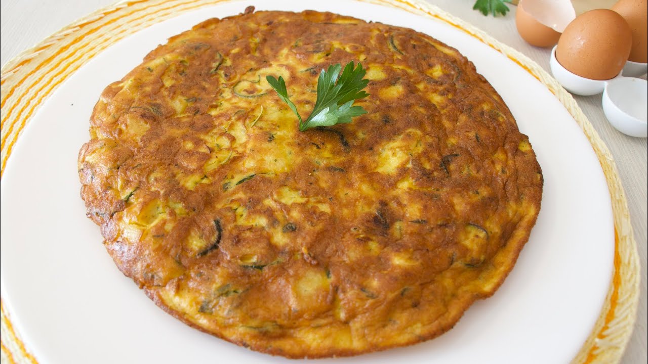 Tortilla de Calabacín y Papas