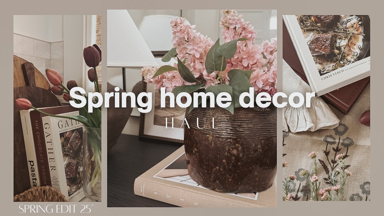 2025 Spring Home Decor Haul | Athome, Pottery Barn, Homegoods, Target, Amazon & more | 🌸🌷🌼