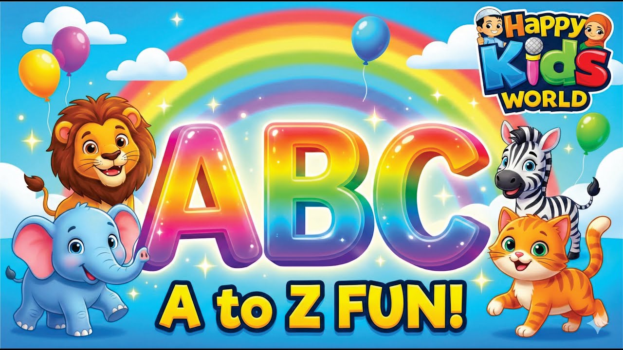 ABC Song for Kids 🌈 A to Z Alphabet Learning Fun! | Preschool & Nursery