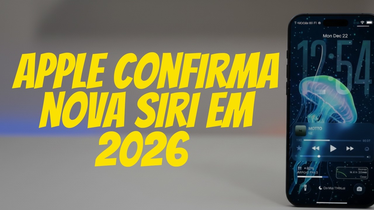 Apple confirma NOVA Siri com Gemini em 2026 🍎 + IA preocupando Hollywood 🚨