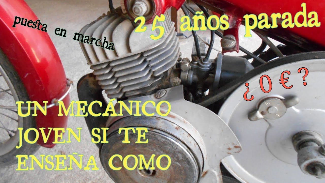 COMO ARRANCAR MOTO MUCHOS AÑOS PARADA, SIN LLEVARLO A UN TALLER EN POCOS PASOS Y FÁCIL©