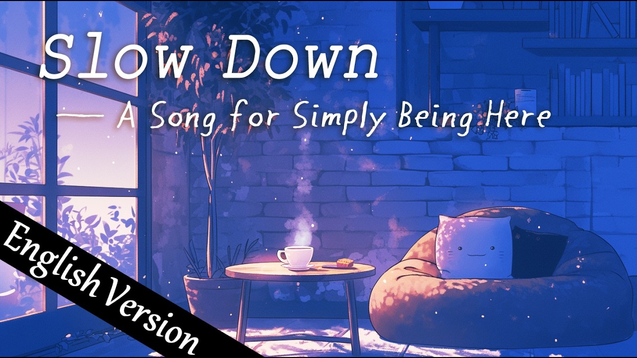 Slow Down – A Song for Simply Being Here | HSP Calm Vocal Music　「SlowDown ーただ、ここにいるための歌」英語版
