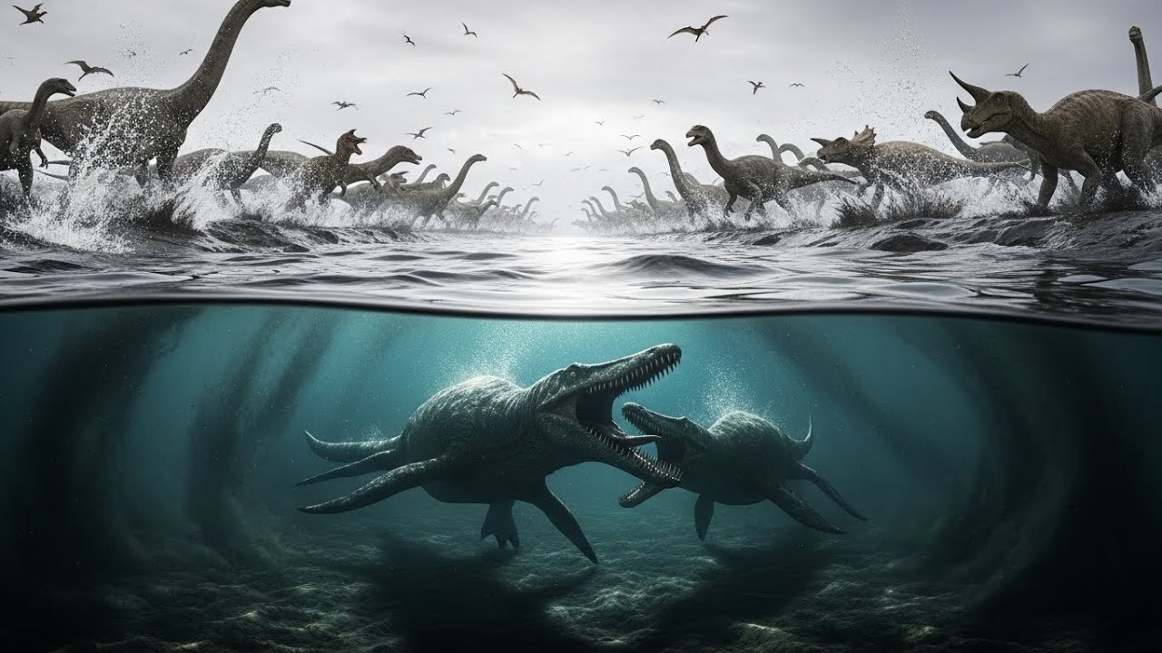 THE MIGRATION ACROSS THE RED SEA An Epic Chronicle of the Entire Dinosaur Species