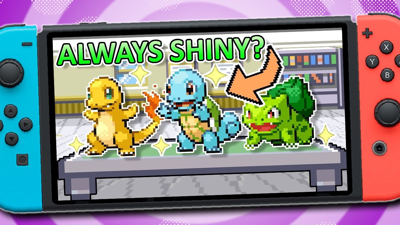GUARANTEED SHINY START IN FIRE RED & LEAF GREEN ON NINTENDO SWITCH (and Switch 2) WITHOUT HACKS