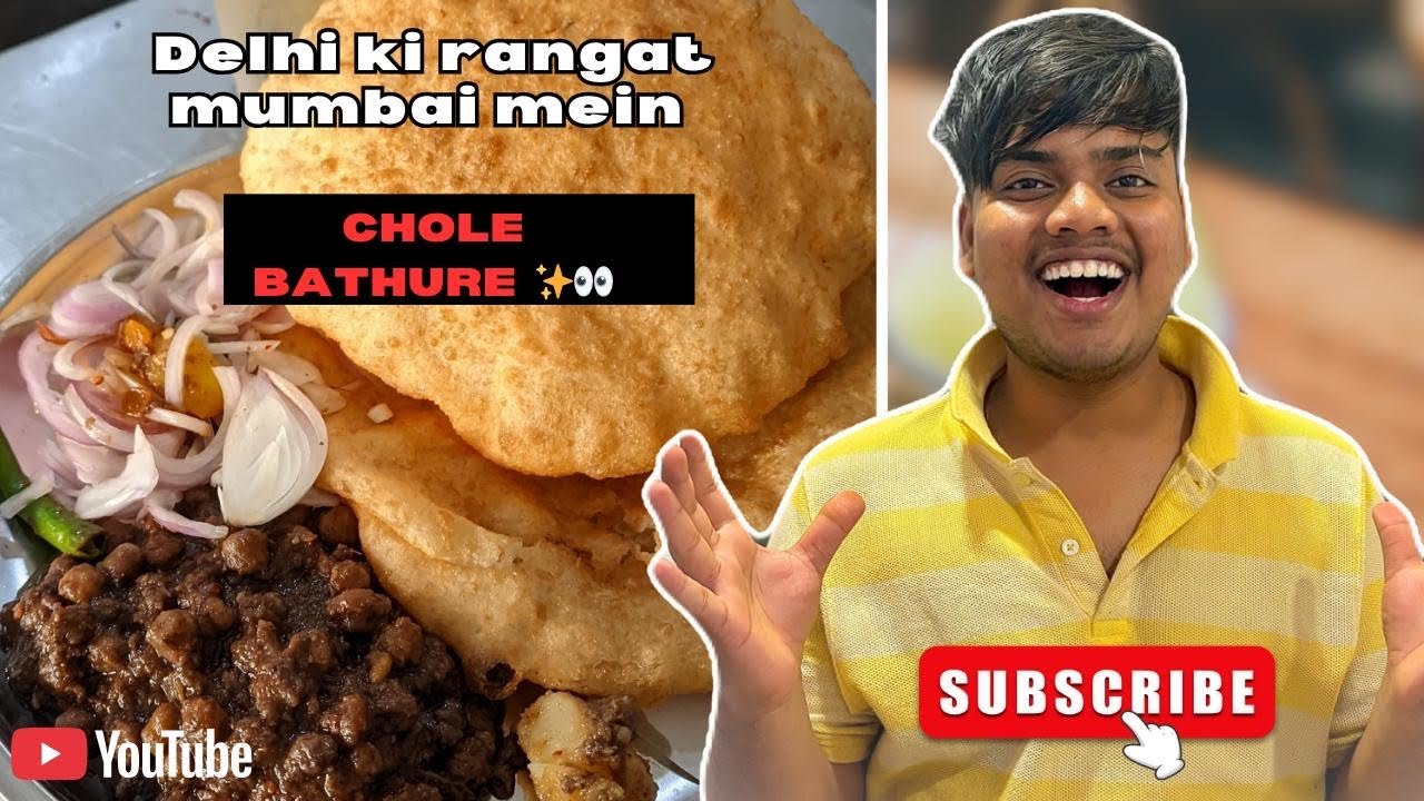 Delhi ki Rangat mumbai mein | Delhi style chole bathure | Ishuaadvik