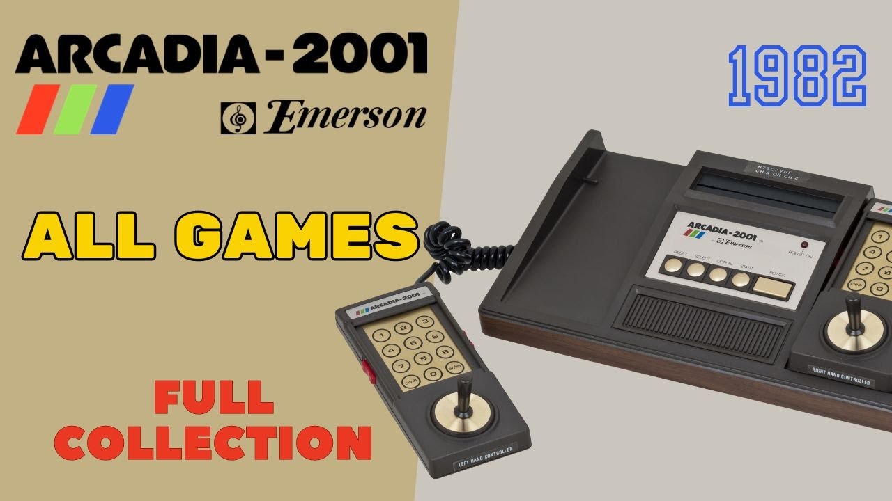 Emerson Arcadia 2001 - Complete Game Collection