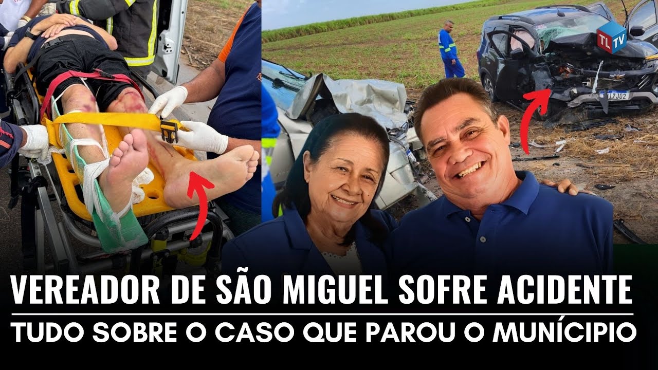 ACIDENTE DE VEREADOR QUERIDO NO MUNÍCIPIO! TUDO SOBRE O CASO