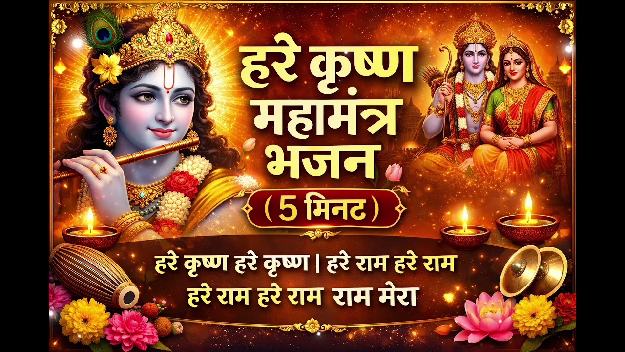 Hare Krishna mahamantra bhajan watch now