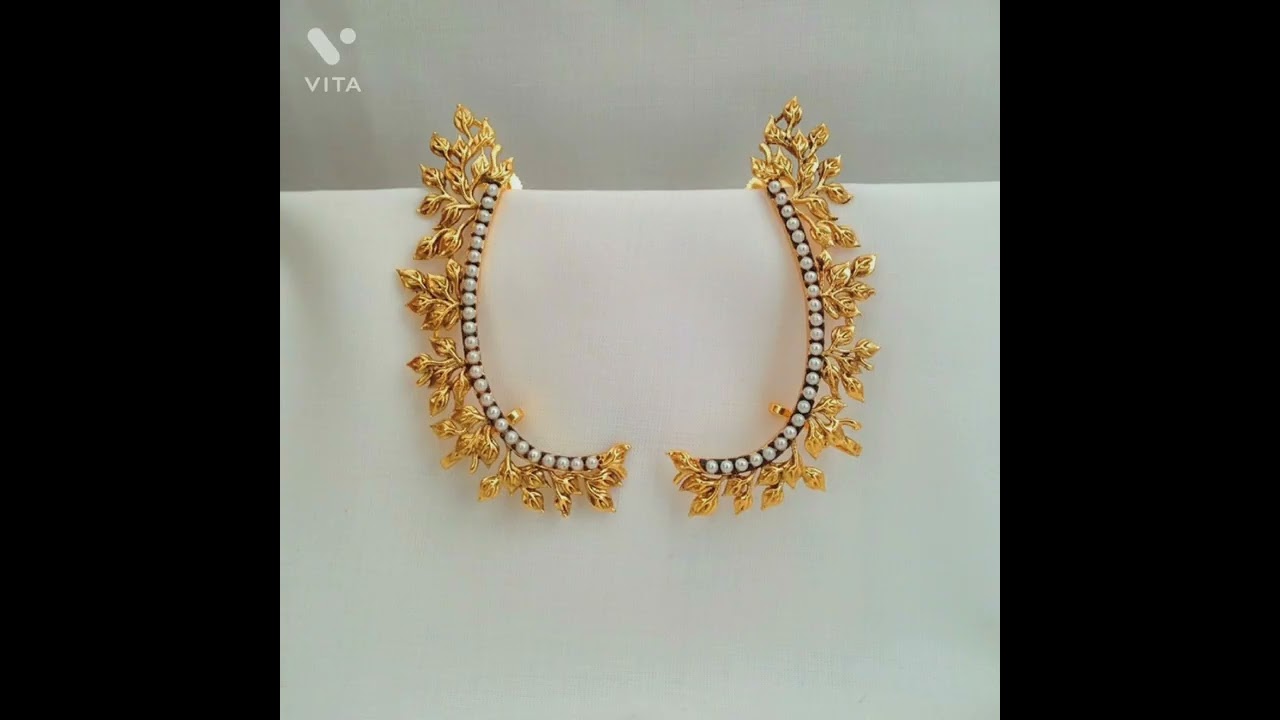 Latest  Gold Ear Cuff / Gold Earrings Designs / Gold Ear Cuff