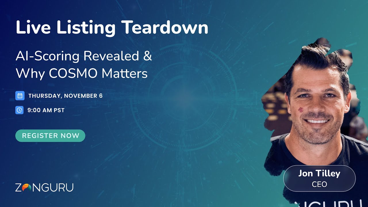 Live Listing Teardown: AI-Scoring Revealed & Why COSMO Matters