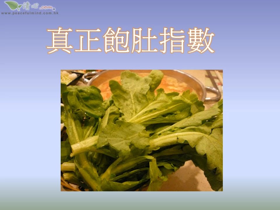 真正飽肚指數