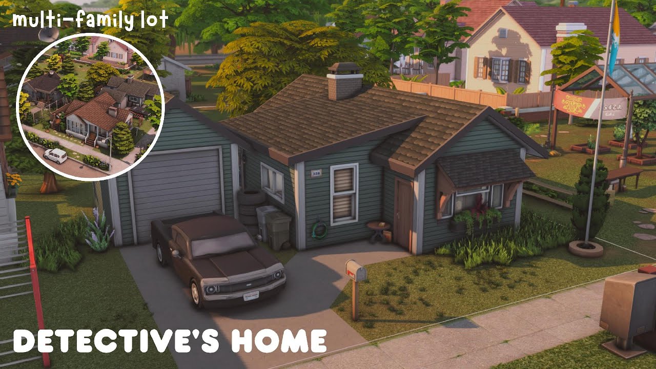 The Detective’s Bachelor Pad 🔎 | Rental part 3 | The Sims 4 Speed Build