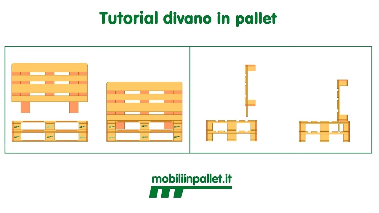 Tutorial divano in pallet