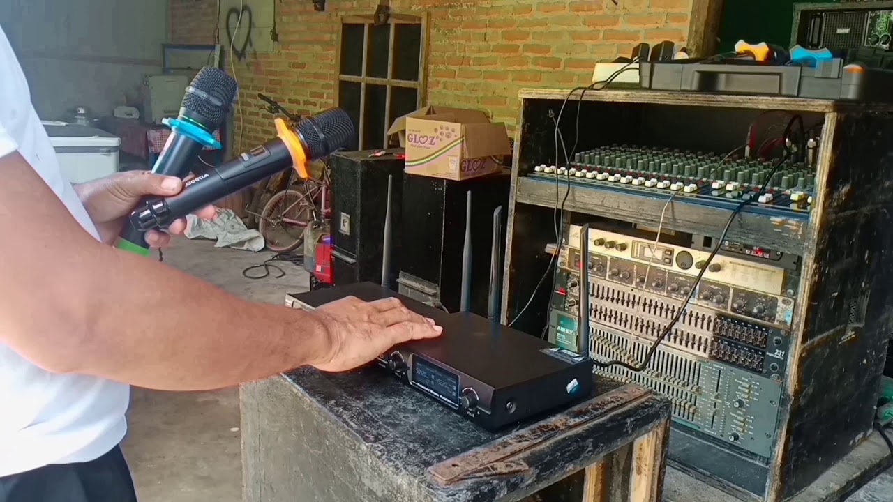 unboxing mic wirelesss wisdom u 135 & ashley combo
