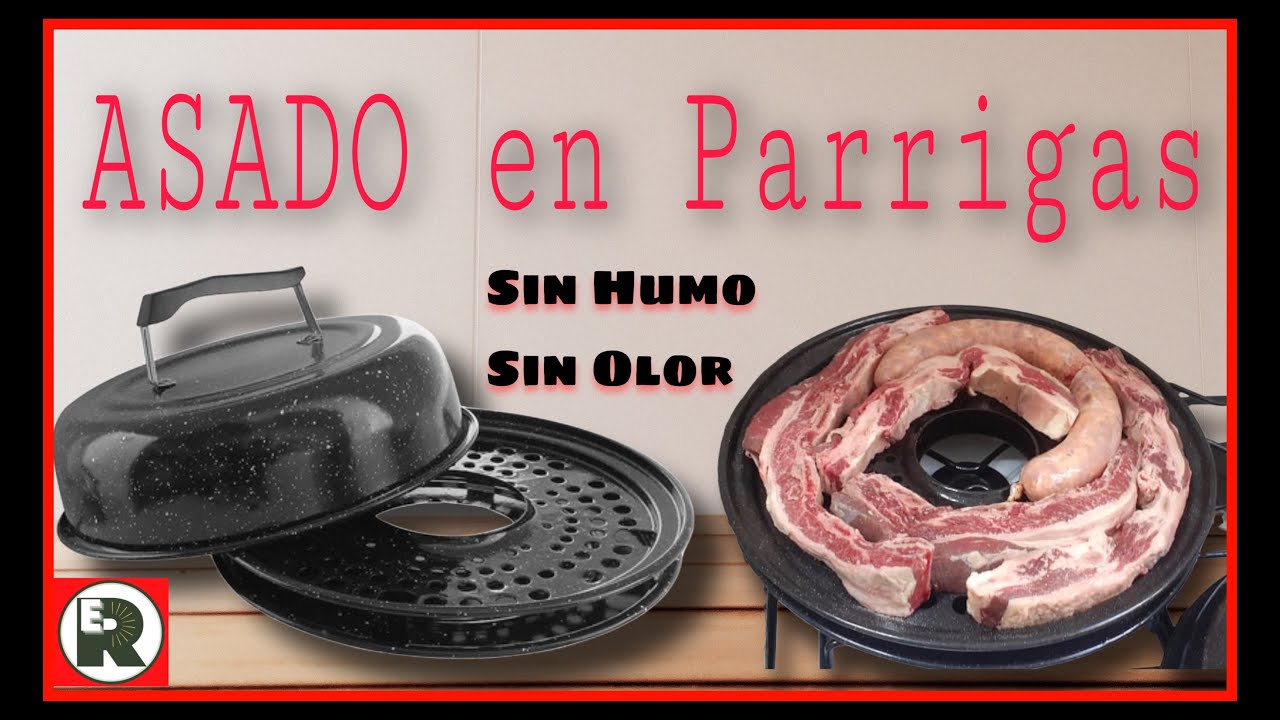 💥ASADO en departamento SIN HUMO y SIN OLOR | PARRILLA CIRCULAR