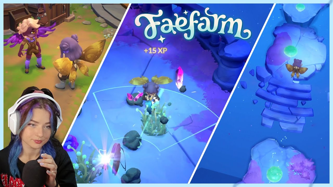 🍂 Cozy Fae Farm Gaming Session 🎃 Ear-to-Ear ASMR Whispering ~ Combat, Gathering, Exploring