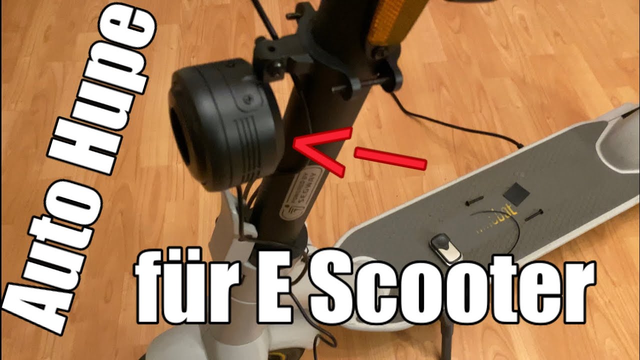 Hupe für den E-Scooter - passend für Ninebot Max G30, Xiaomi, Epowerfun Epf2 etc.