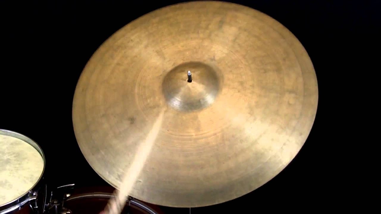 SOLD Vintage 1950s K Zildjian Istanbul Old Stamp 22