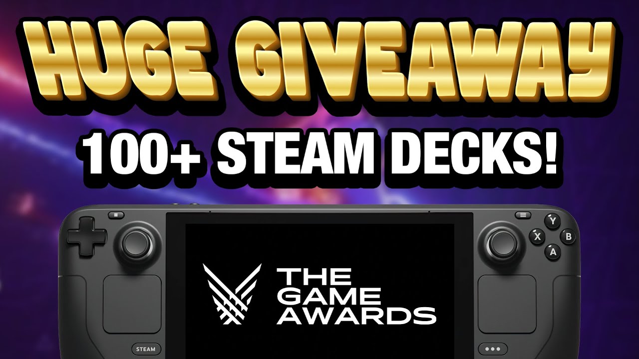 Valve are GIVING AWAY a Steam Deck PER MINUTE at The Game Awards! DON'T MISS THIS.