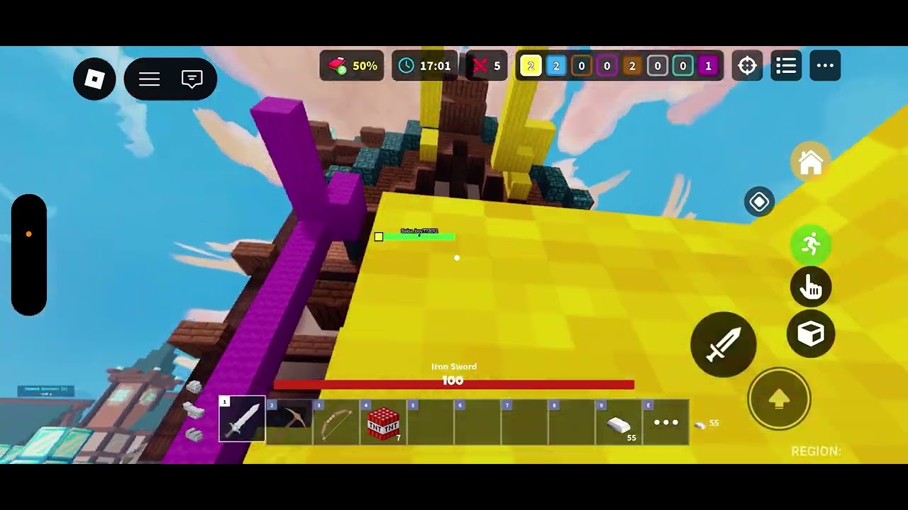 Playing bed wars again after a long time with super 