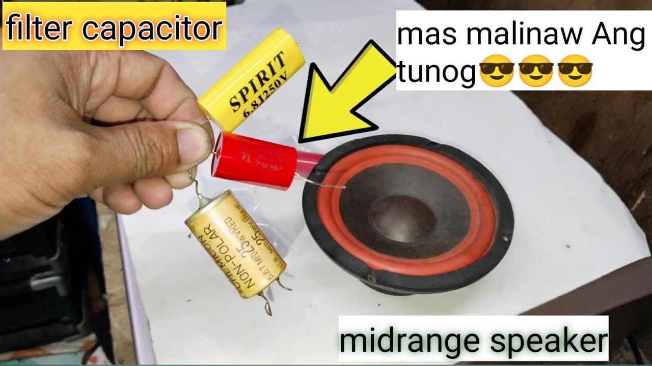 Alin Ang maganda gamitin,Filter capacitor for midrange speaker/part 2