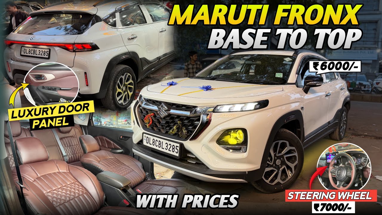 2026 MARUTI SUZUKI FRONX MODIFIED WITH PRICE | FRONX MODIFICATIONS
